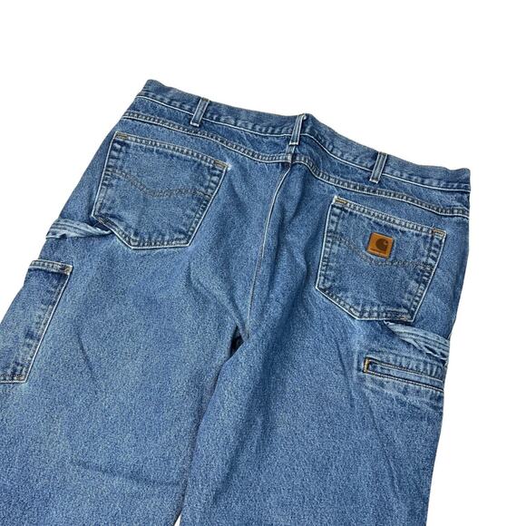 Carhartt Relaxed Fit Straight Leg Utility Carpenter Jeans Workwear Mens 42x30 - Picture 4 of 6